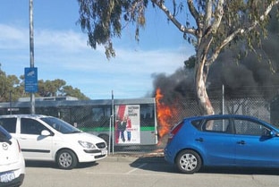 Whitfords bus fire