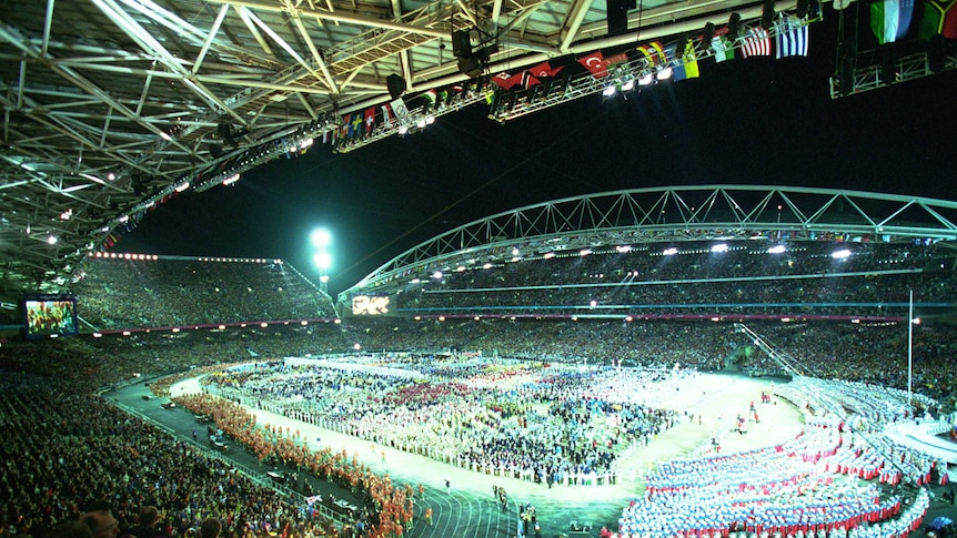 Sydney's Olympic Stadium at Homebush.