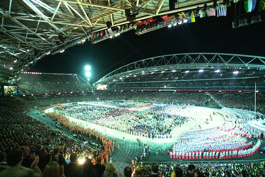 Sydney's Olympic Stadium at Homebush.