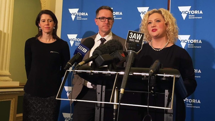 Health Minister Jill Hennessy (right) will introduce a bill to give Victorians the power to set directives for end of life care.