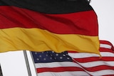 US, German flag