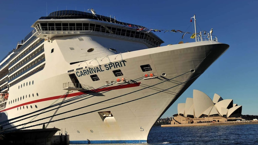 The cruise ship Carnival Spirit