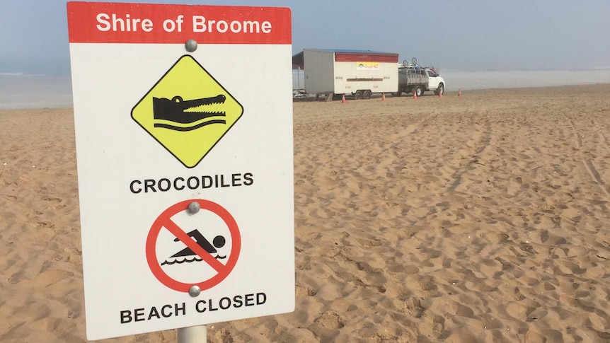 Cable Beach closed due to crocodile