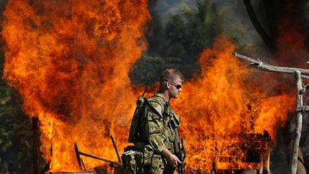 The Australian deployment to East Timor has been classified non war-like.