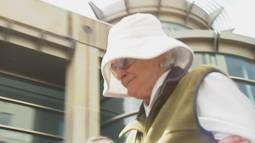 Anne Hull outside court