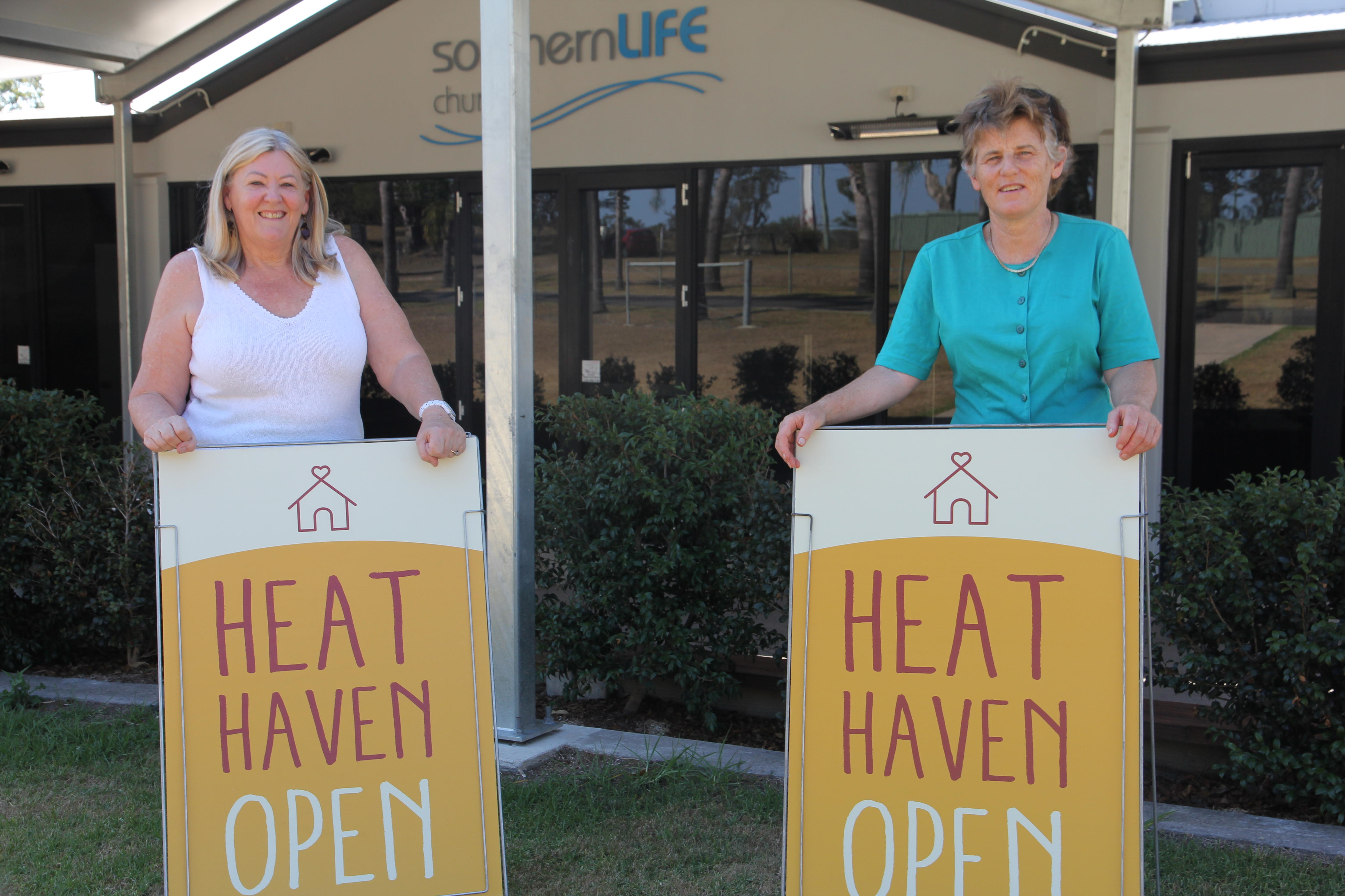 Community havens help to beat the heat in extreme conditions
