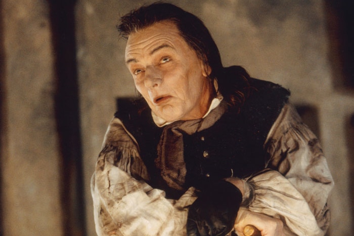Older man in costume as Shakespeare's Richard III