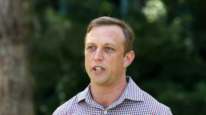 Headshot of Queensland Health Minister Steven Miles.