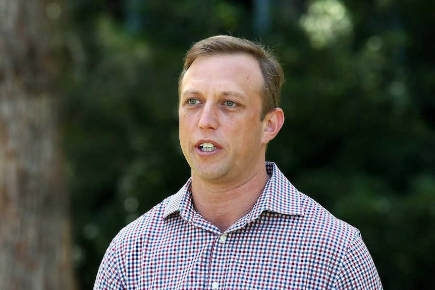 Headshot of Queensland Health Minister Steven Miles.