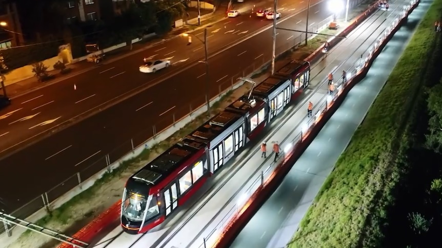 Sydney light rail tram