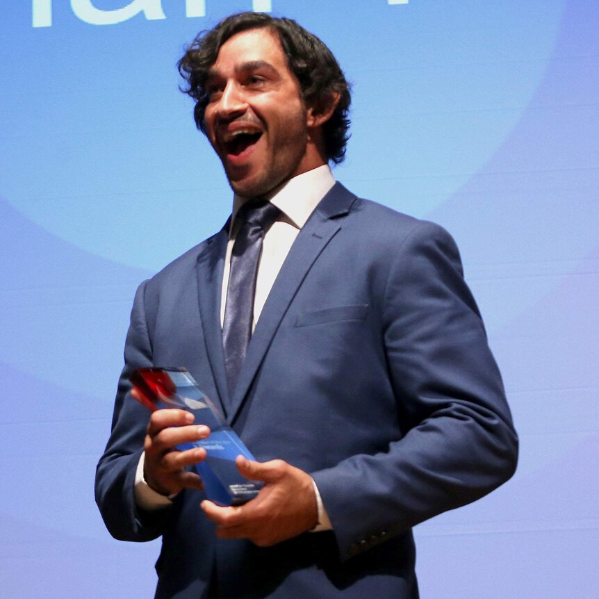 Johnathan Thurston is named Queensland's Australian of the Year