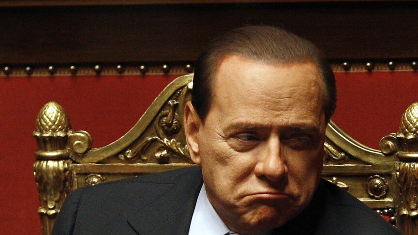 Former Italian PM Silvio Berlusconi.