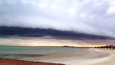 Storm cell over Whyalla