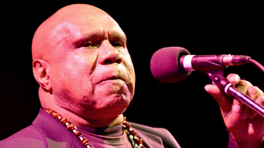 Archie Roach performs at the Boomerang festival in Byron Bay on October 4, 2013