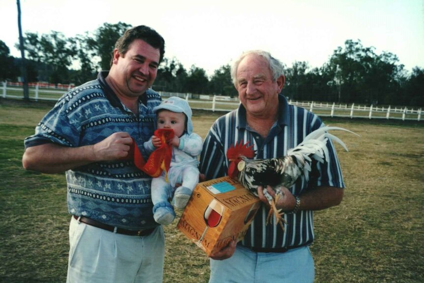 Peter, Lachie and John Arnett