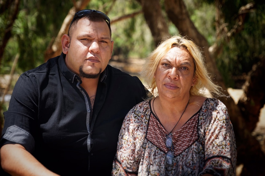 Zak Grieve’s brother Terrance and his mother Glenice.