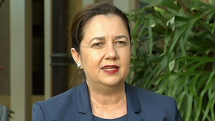 The Queensland Premier speaks to the media