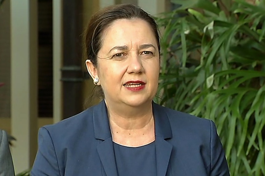 The Queensland Premier speaks to the media