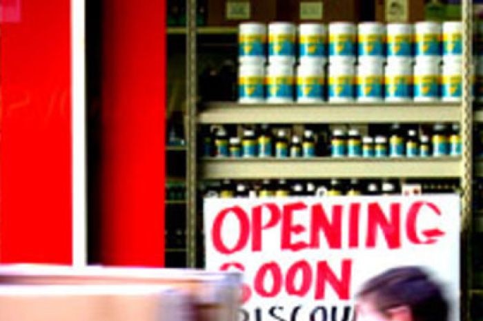 A vitamin shop in Melbourne CBD, August 3, 2005.