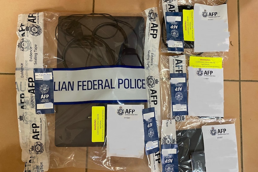 Various items including a laptop and other electronic devices in AFP possession
