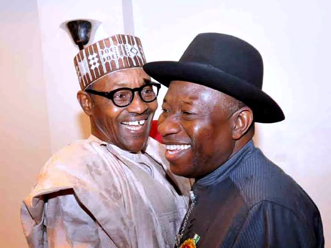 Goodluck Jonathan and Mohammadu Buhari