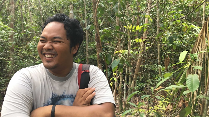 Suherman, a river boat tour guide in Kalimantan's Tanjung Puting National Park