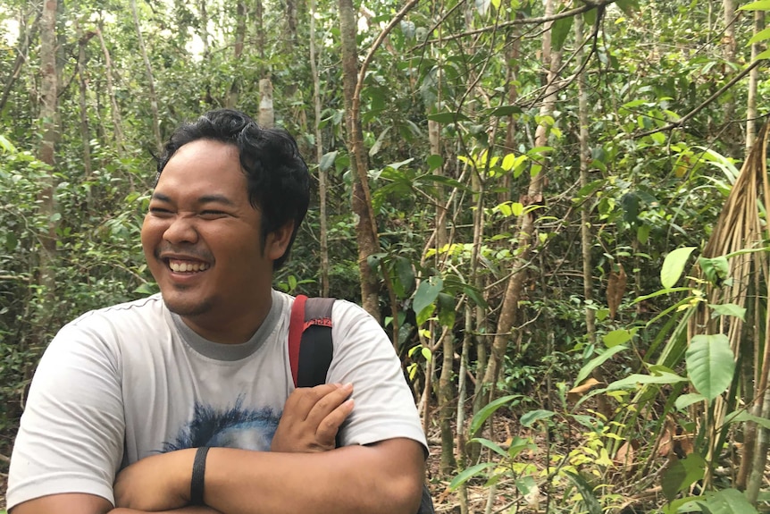 Suherman, a river boat tour guide in Kalimantan's Tanjung Puting National Park