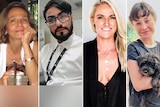 combined image of four undated supplied images shows Bondi Junction stabbing victims 