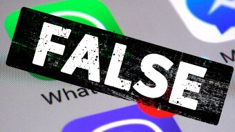 False stamp over social media apps