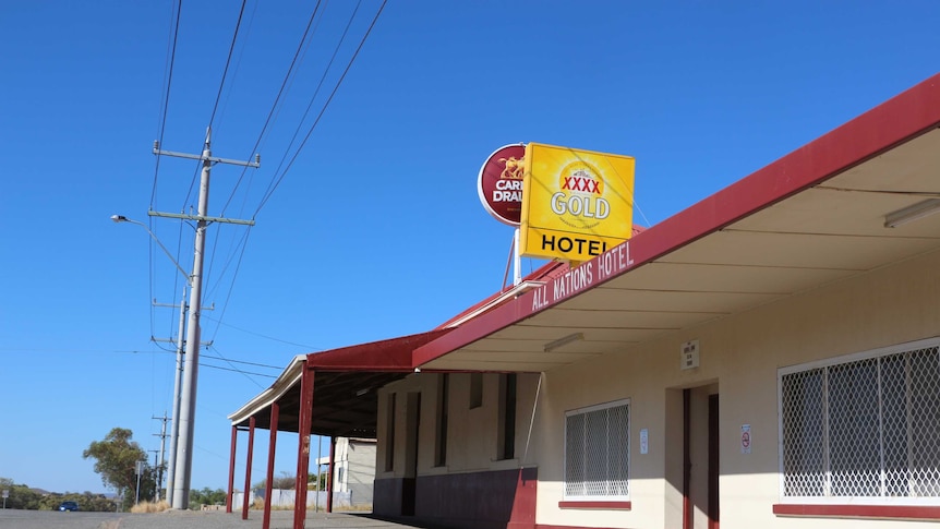 The closed All Nations Hotel in South Broken Hill.