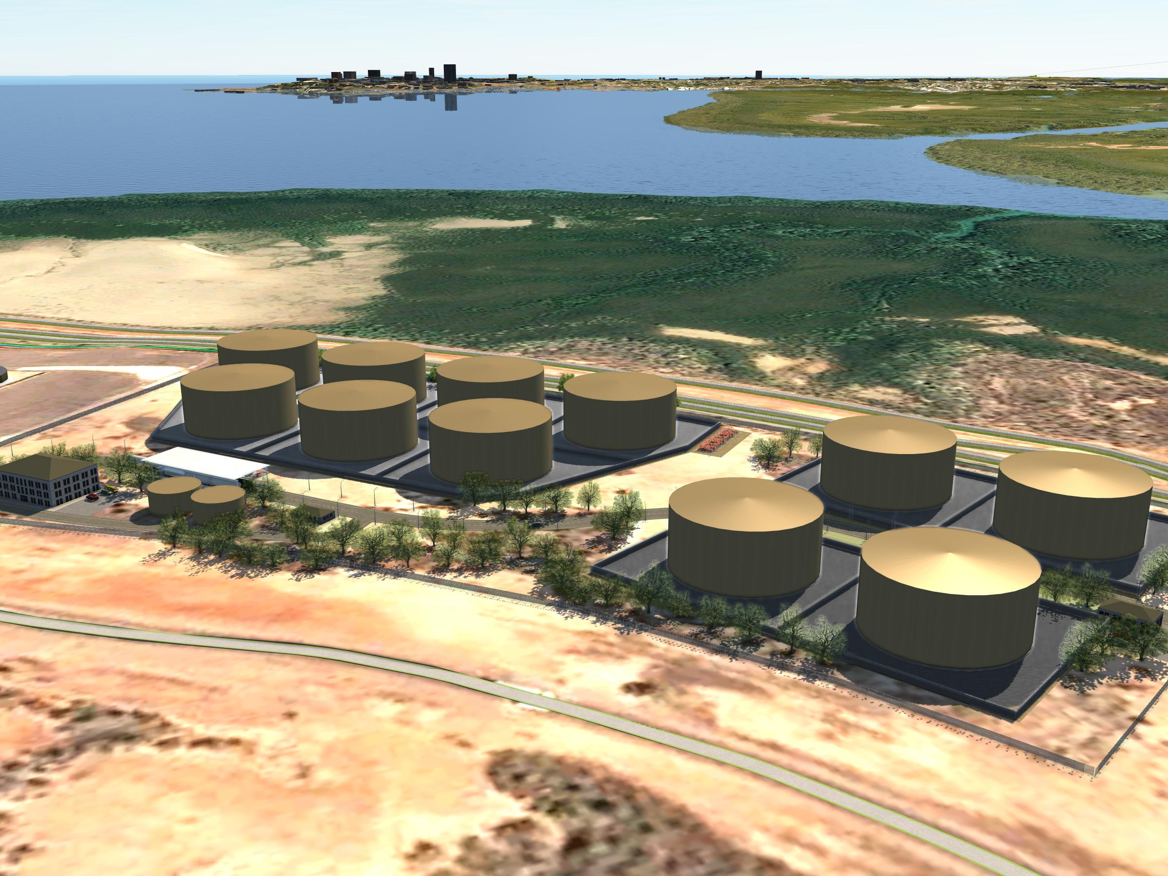 Work begins on 270 million US fuel storage facility on Darwin's