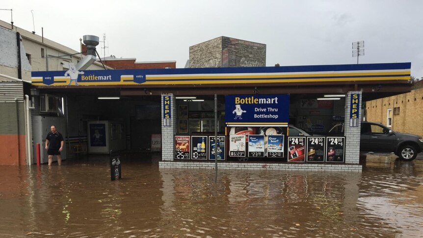 Flooding in Castlemaine