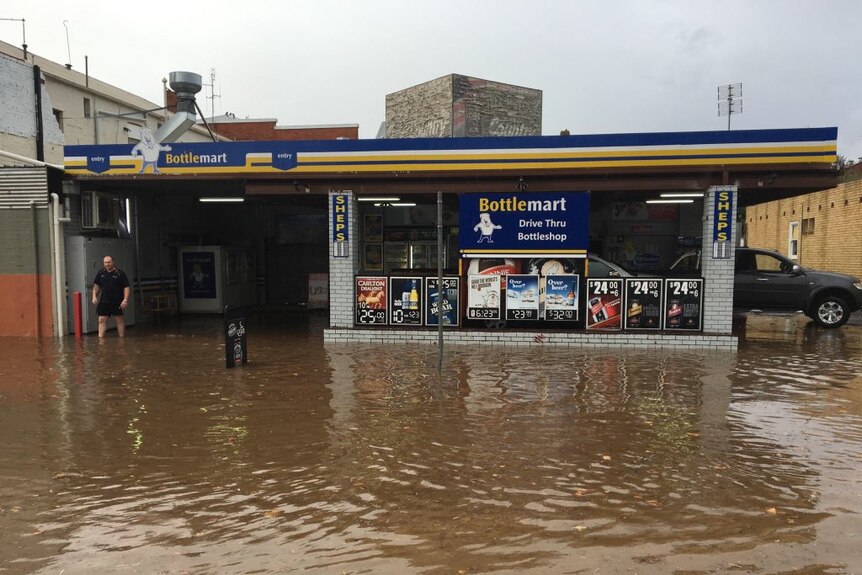 Flooding in Castlemaine