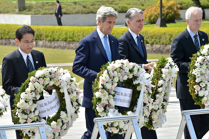 John Kerry Hiroshima memorial