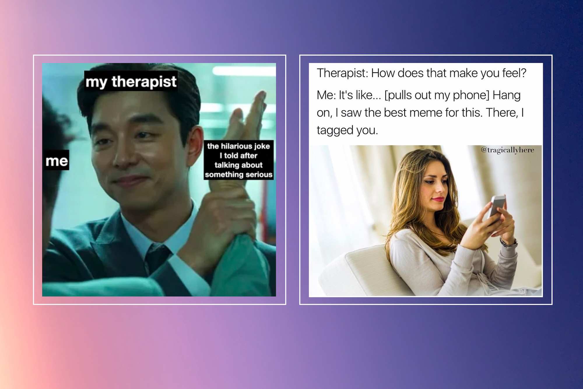 "Mentally sick, physically thicc": Are therapy memes good for us