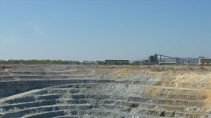 An open pit mine at Ranger