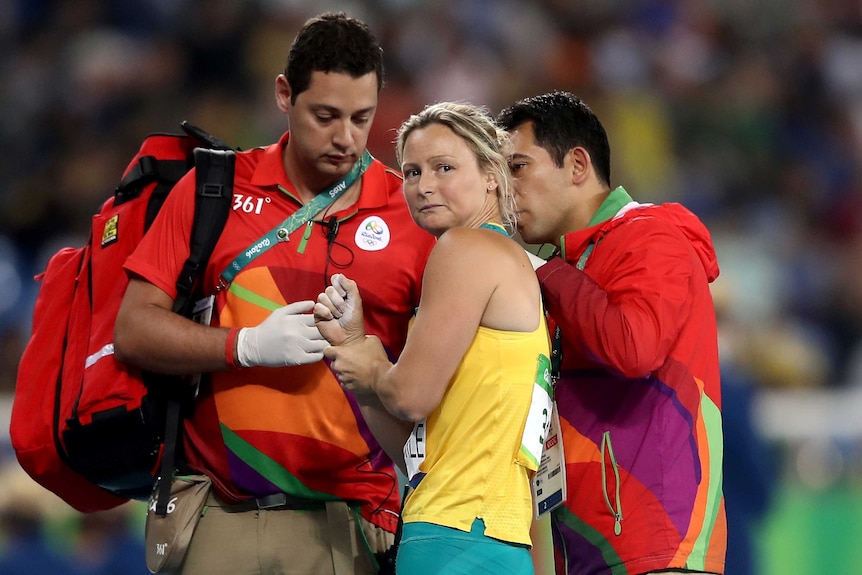 Kim Mickle injured in Rio
