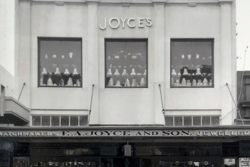 Old photo of Joyce Jewellers store