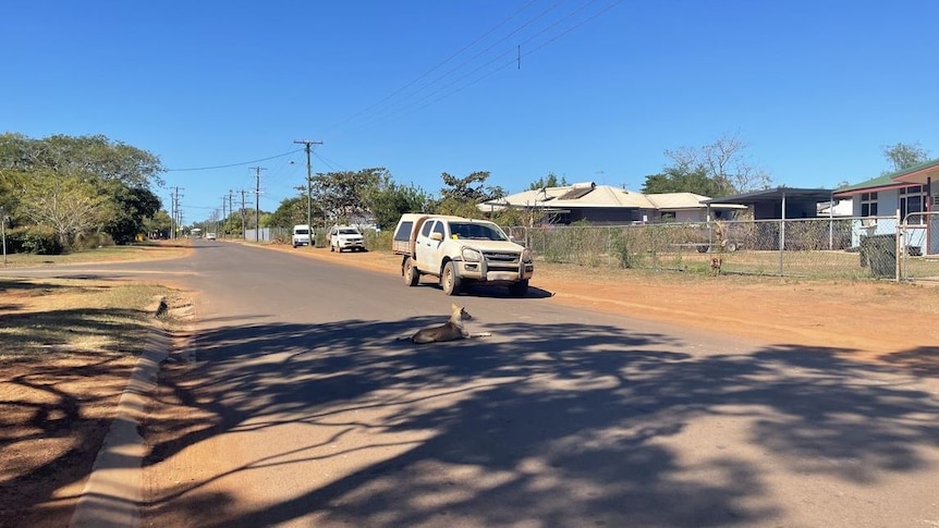 Street in Mornington Island