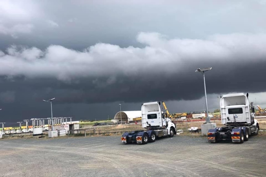 Thunderstorm looms over Mackay