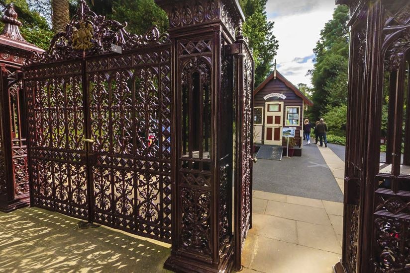 Gates at Royal Tasmanian Botanical Gardens