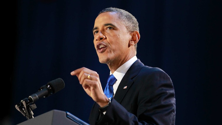 Obama makes victory speech