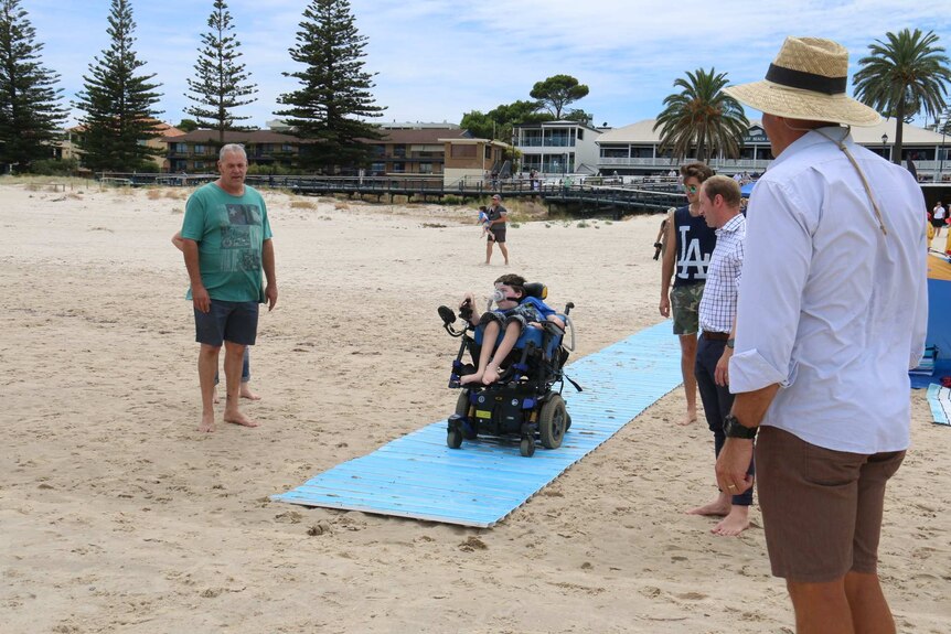 Beach access for wheelchair users