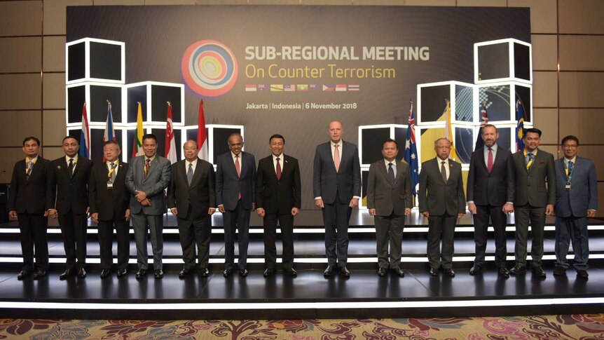 Para Menteri dari 9 negara Asia-Pasifik bertemu di Jakarta membahas terorisme.