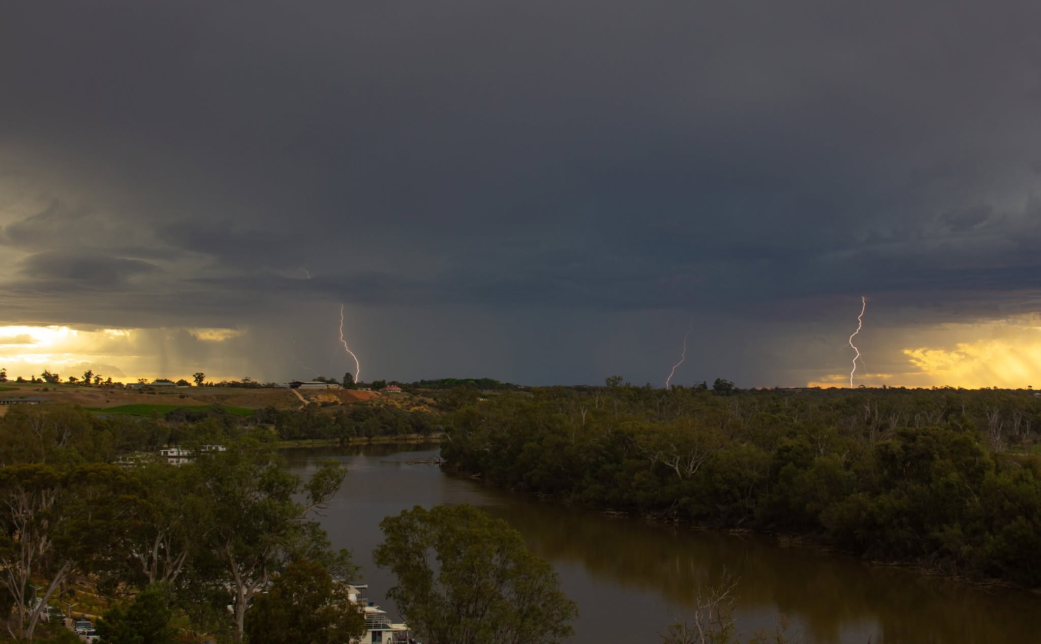 Hail damages crops in a matter of minutes ahead of bumper harvest