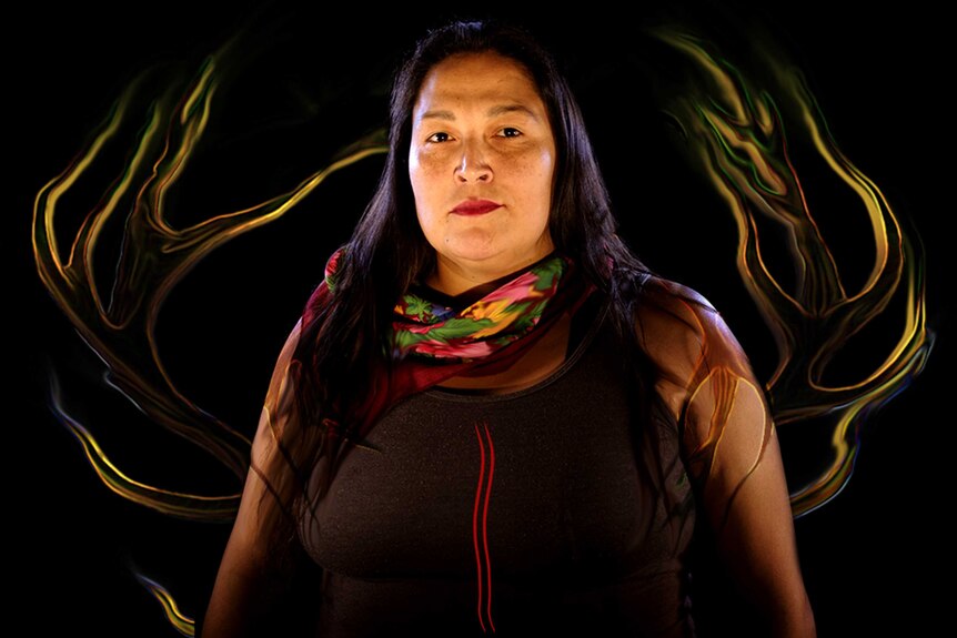 Blackfoot actress Cherish Violet Blood stars in Deer Woman.