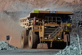 A BGC mining truck at the South Middleback Ranges mine, 60km north west of Whyalla, owned by Arrium Mining.