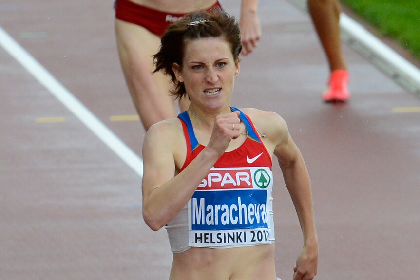 Russian runner Irina Maracheva