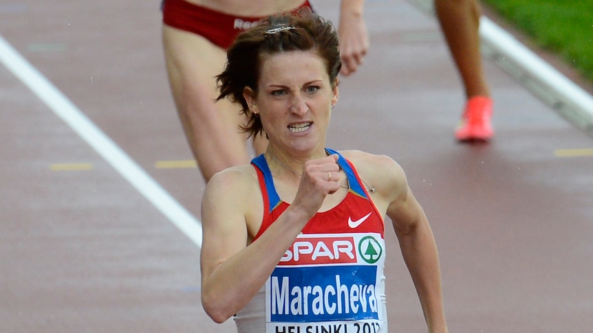 Russian runner Irina Maracheva