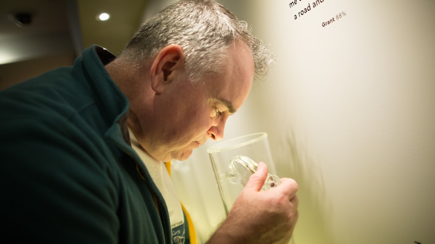 Visitors are invited to smell each of the scents that represent Brisbane.